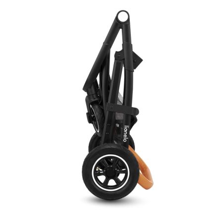 Lionelo - Kombineeritud 3‑ühes jalutuskäru AMBER, hall-grafiit