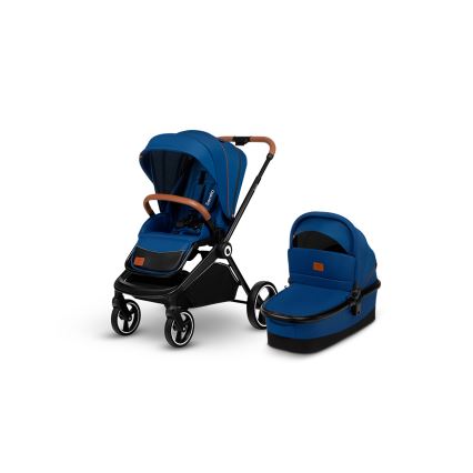 Lionelo - kombineeritud jalutuskäru 2-in-1 MIKA Blue Navy