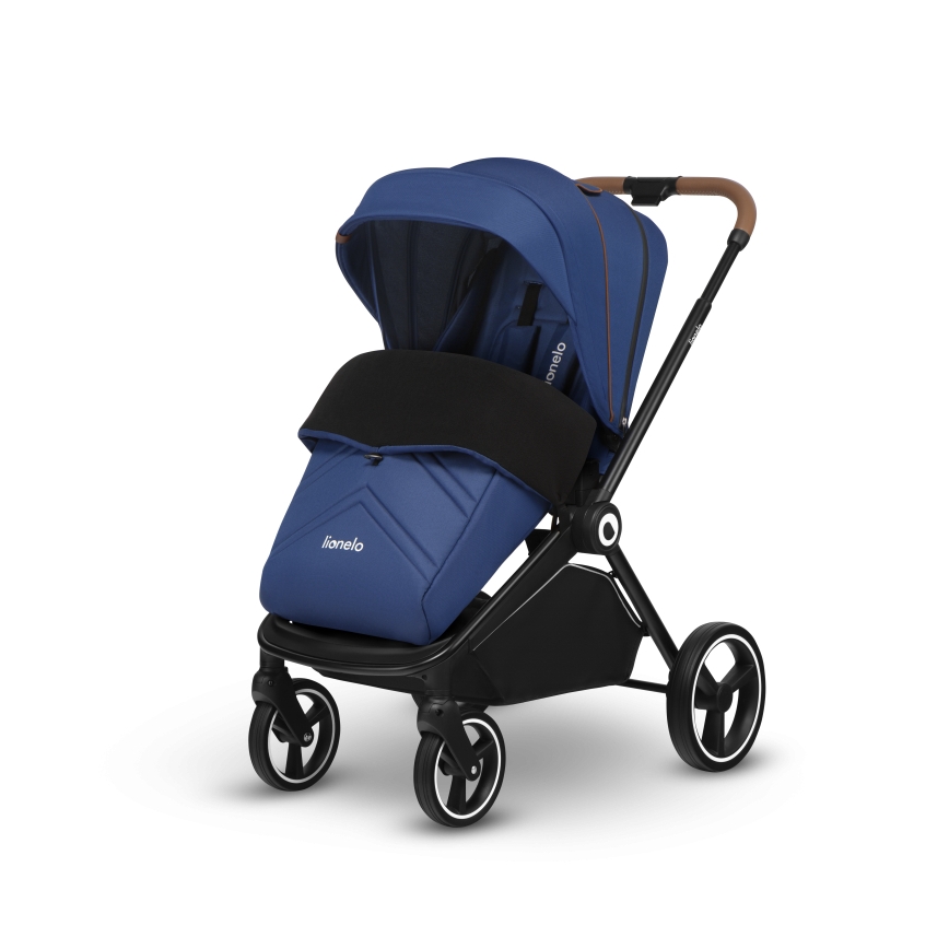 Lionelo - kombineeritud jalutuskäru 2-in-1 MIKA Blue Navy