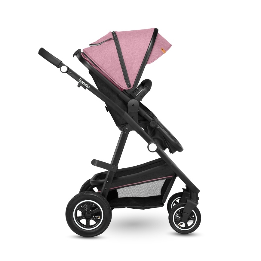 Lionelo - Kombineeritud jalutuskäru 2-ühes AMBER Pink Rose
