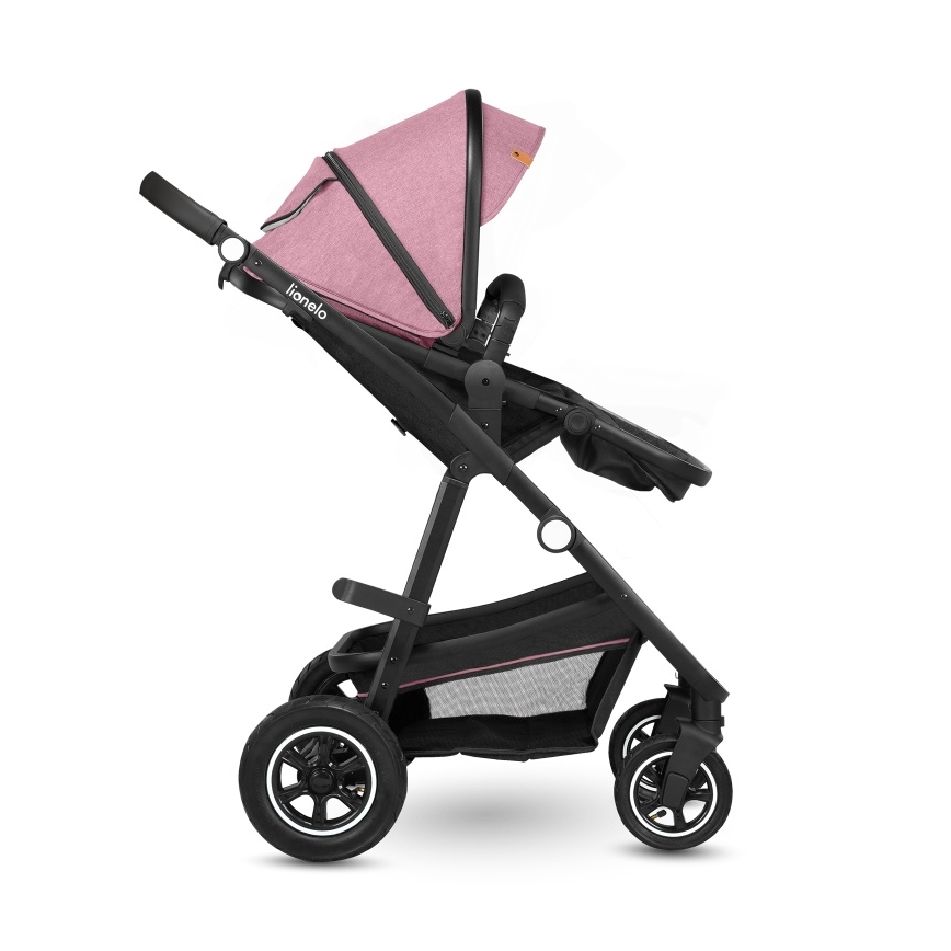 Lionelo - Kombineeritud jalutuskäru 2-ühes AMBER Pink Rose