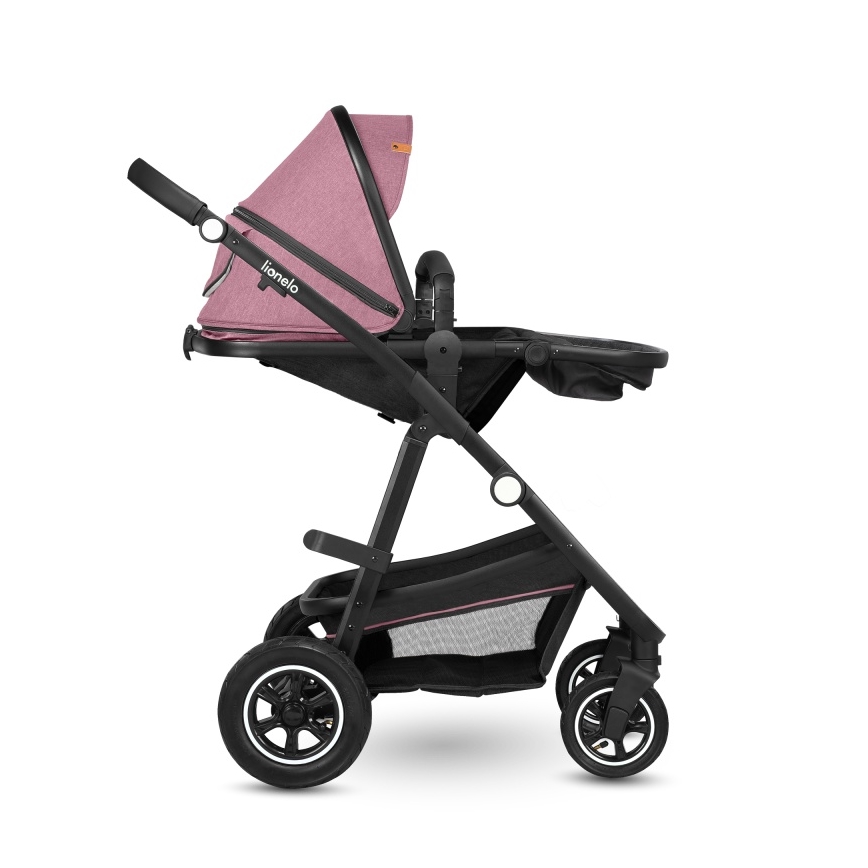 Lionelo - Kombineeritud jalutuskäru 2-ühes AMBER Pink Rose