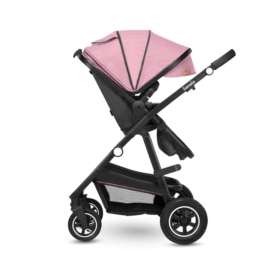 Lionelo - Kombineeritud jalutuskäru 2-ühes AMBER Pink Rose