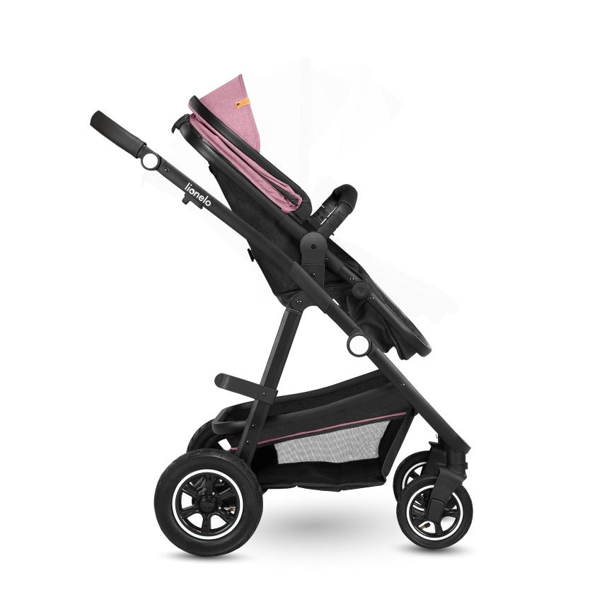 Lionelo - Kombineeritud jalutuskäru 2-ühes AMBER Pink Rose