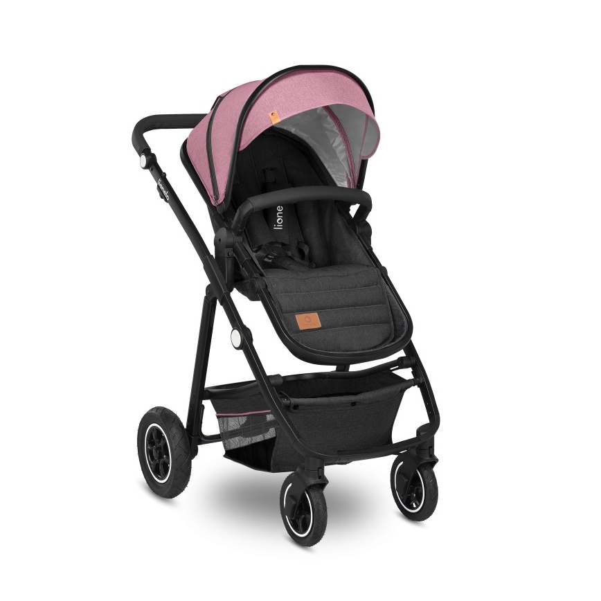 Lionelo - Kombineeritud jalutuskäru 2-ühes AMBER Pink Rose