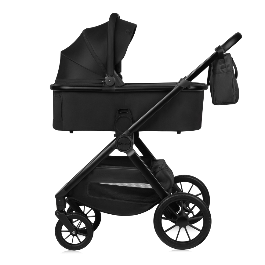 Lionelo - Kombineeritud jalutuskäru 2-ühes LAYLA Black Onyx
