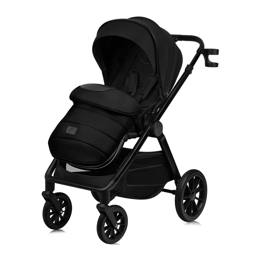 Lionelo - Kombineeritud jalutuskäru 2-ühes LAYLA Black Onyx