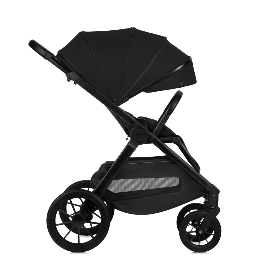 Lionelo - Kombineeritud jalutuskäru 2-ühes LAYLA Black Onyx