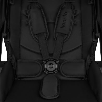 Lionelo - Kombineeritud jalutuskäru 2-ühes LAYLA Must onüks