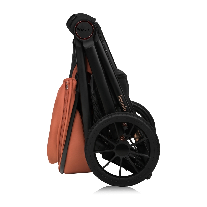 Lionelo - Kombineeritud jalutuskäru 2-ühes LAYLA roostepruun