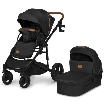 Lionelo - Kombineeritud jalutuskäru 2-ühes MARI TOUR Black Onyx