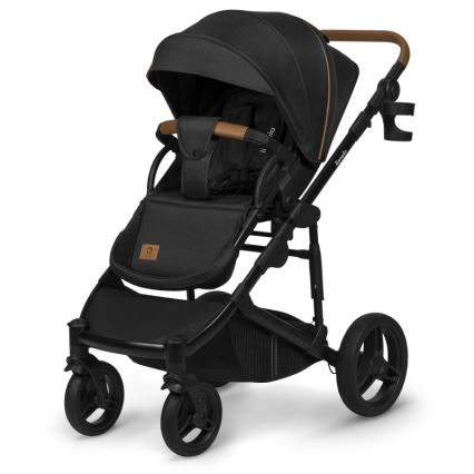 Lionelo - Kombineeritud jalutuskäru 2-ühes MARI TOUR Black Onyx