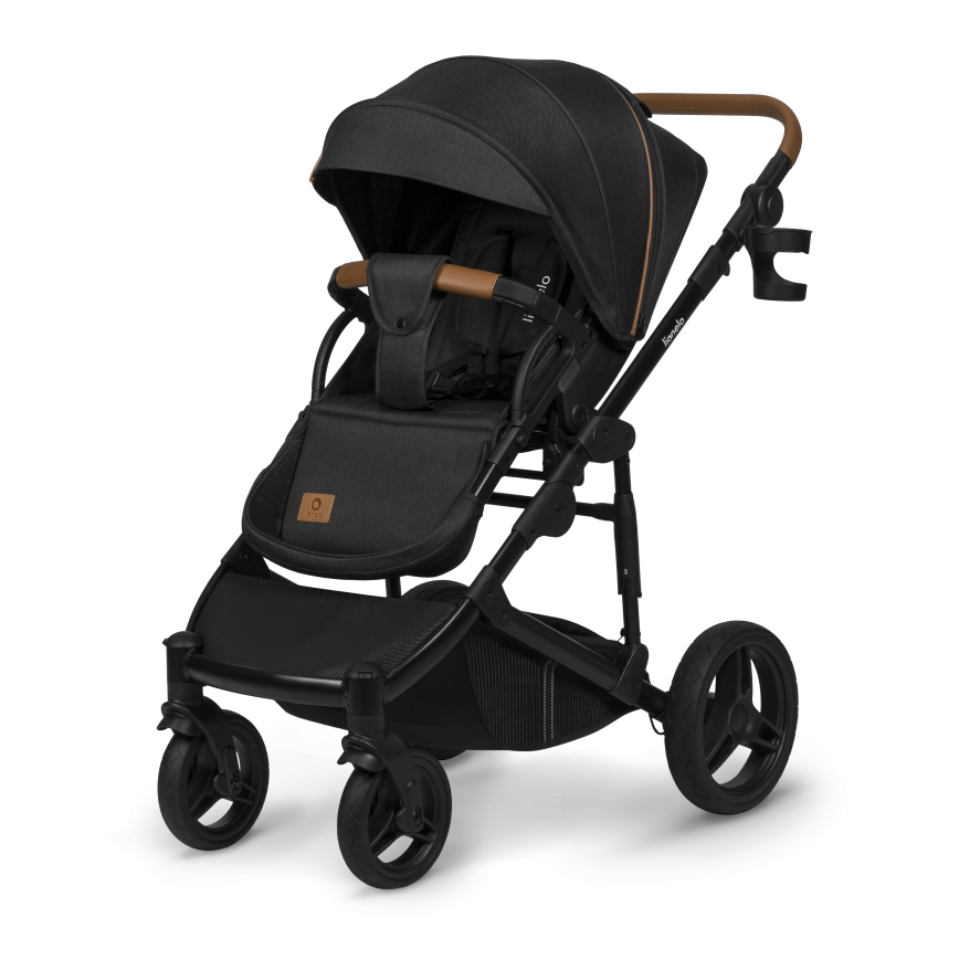 Lionelo - Kombineeritud jalutuskäru 2-ühes MARI TOUR Black Onyx