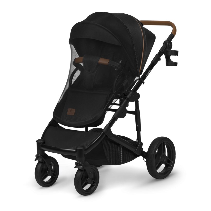 Lionelo - Kombineeritud jalutuskäru 2-ühes MARI TOUR Black Onyx