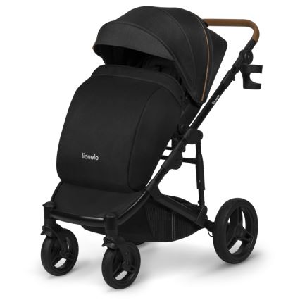 Lionelo - Kombineeritud jalutuskäru 2-ühes MARI TOUR Black Onyx