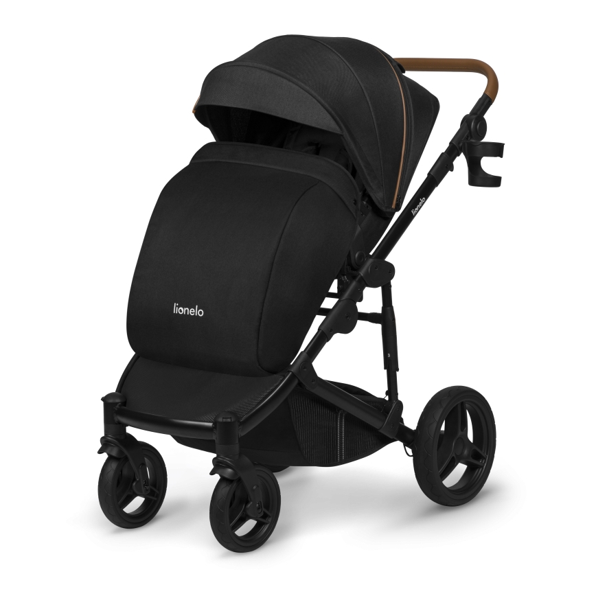 Lionelo - Kombineeritud jalutuskäru 2-ühes MARI TOUR Black Onyx