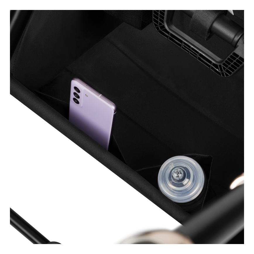 Lionelo - Kombineeritud jalutuskäru 2-ühes MIKA PLUS pruun-rooste