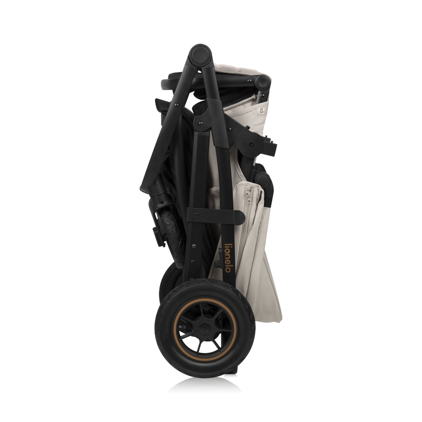 Lionelo - Kombineeritud jalutuskäru 2‑ühes AMBER PLUS, liivakarva