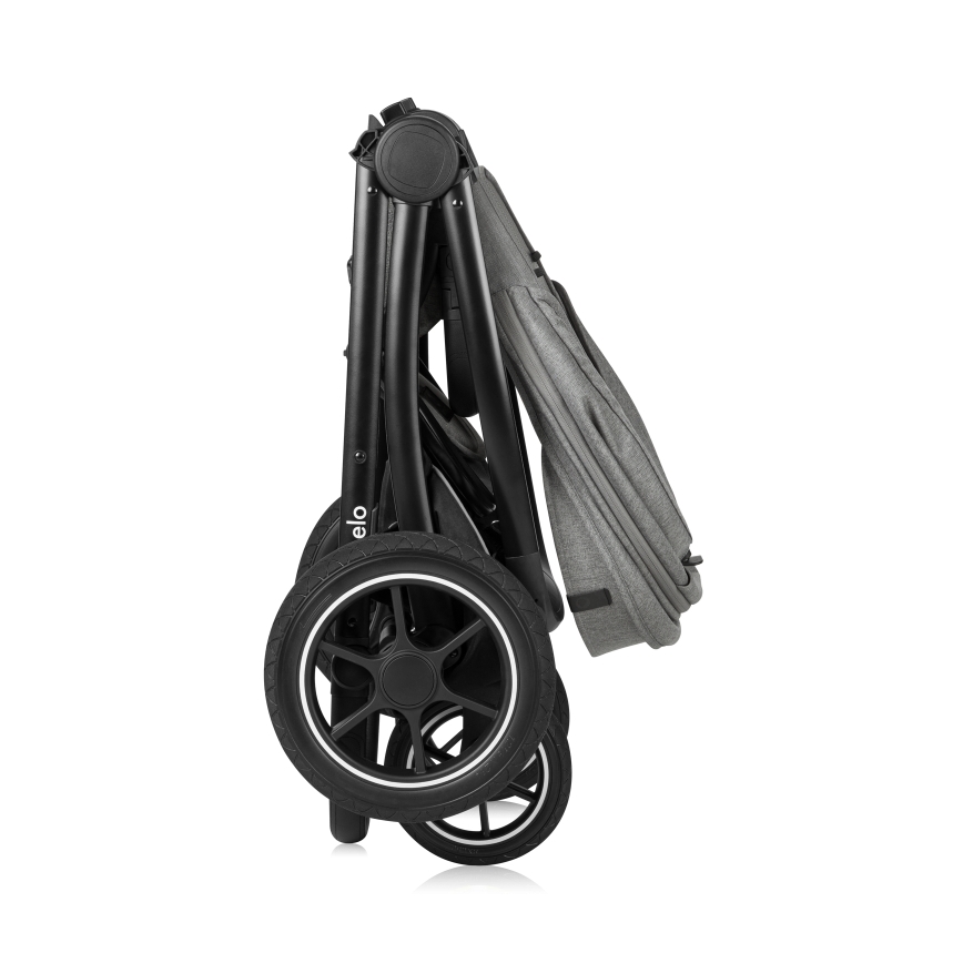 Lionelo - Kombineeritud jalutuskäru 2‑ühes MERIL Grey Stone