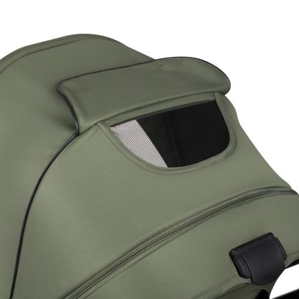 Lionelo - Kombineeritud jalutuskäru 3-ühes AMBER PLUS Roheline Mets