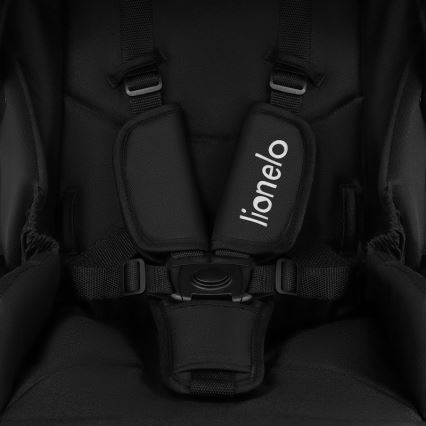 Lionelo - Kombineeritud jalutuskäru 3-ühes MERIL Black Onyx