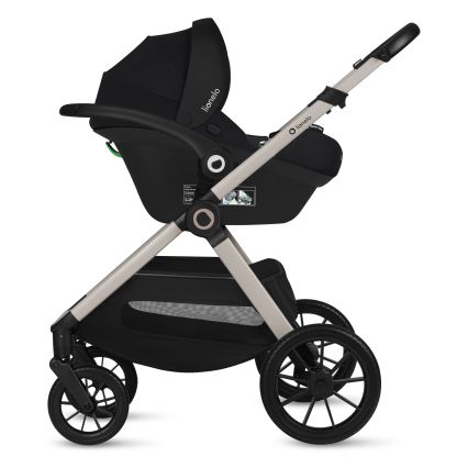 Lionelo - Kombineeritud jalutuskäru 3‑ühes LAYLA liivbeež