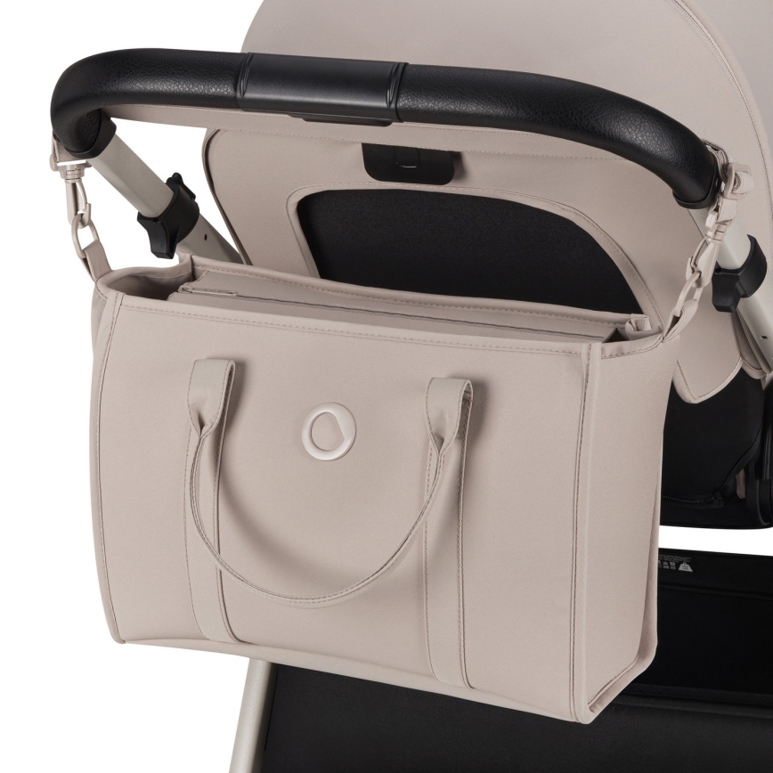 Lionelo - Kombineeritud jalutuskäru 3‑ühes LAYLA liivbeež