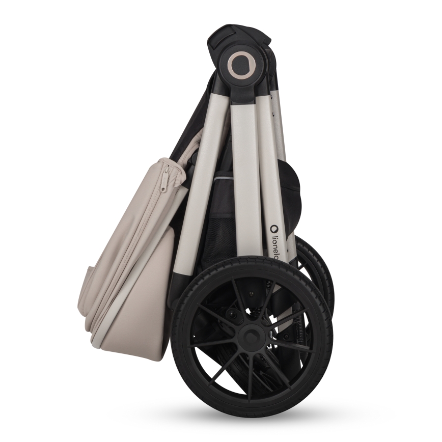 Lionelo - Kombineeritud jalutuskäru 3‑ühes LAYLA liivbeež