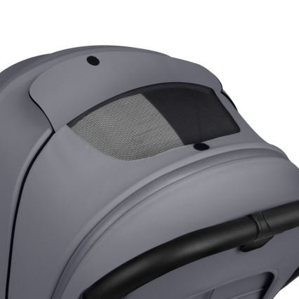 Lionelo - kombineeritud vanker 2-ühes MIKA PLUS Hall kivi