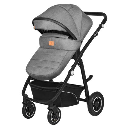 Lionelo - Kombineeritud vanker 3-ühes BIANKA Grey Stone