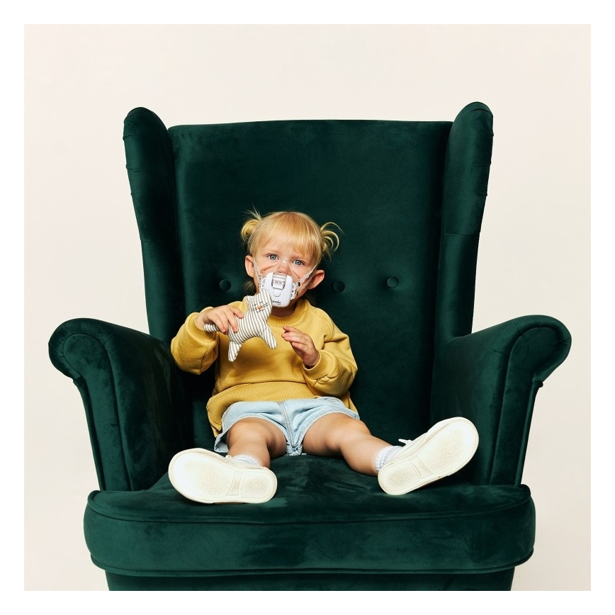 Lionelo - Laetav inhalaatorimask lastele NEBI AIR 5V