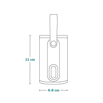 Lionelo - Laetav pudeli soojendi THERMUP GO 18W/5V Beebiroosa