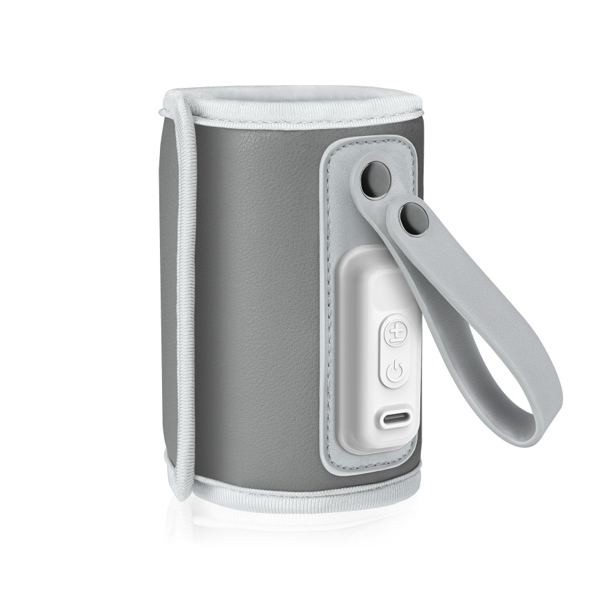 Lionelo - Laetav pudelisoojendaja THERMUP GO 18W/5V Hõbehall