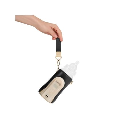 Lionelo - Laetav pudelisoojendaja THERMUP GO EVO 18W/5V must/beež