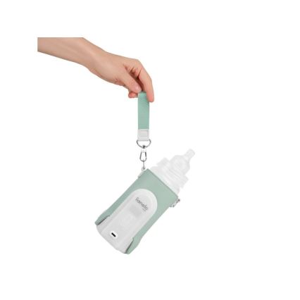 Lionelo - Laetav pudelisoojendaja THERMUP GO EVO 18W/5V roheline/valge
