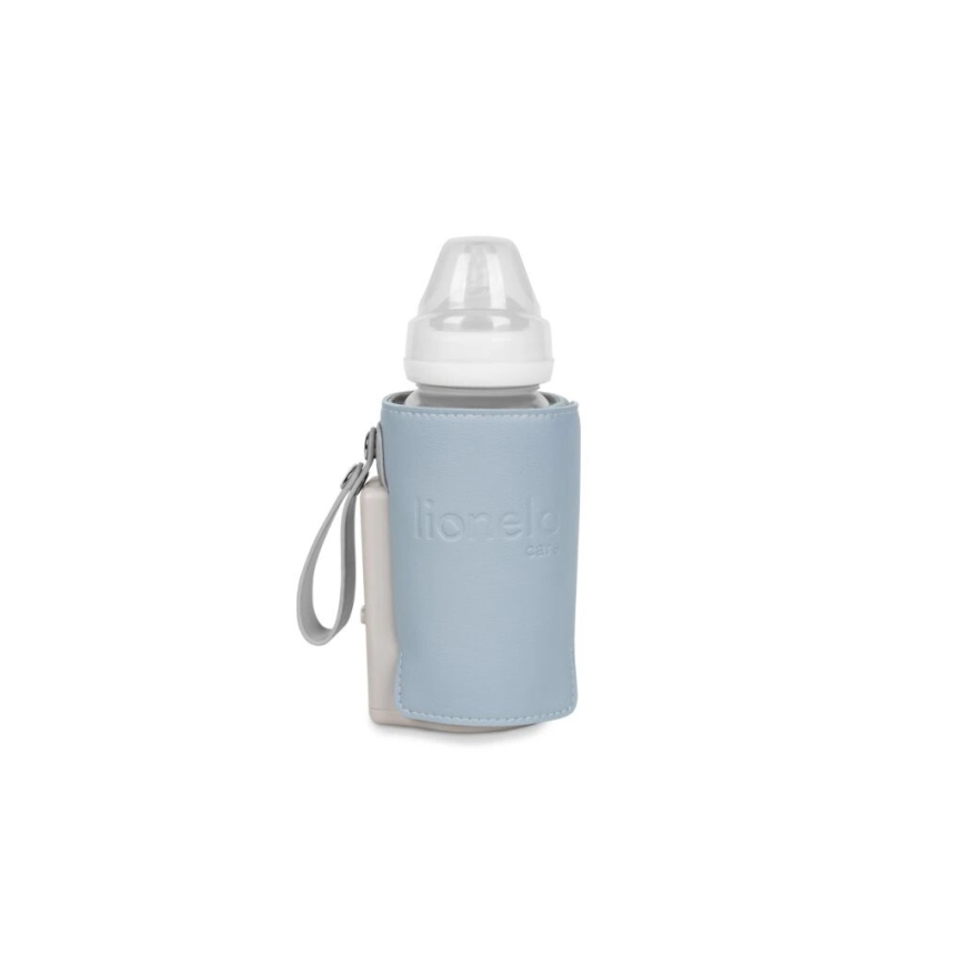Lionelo - Laetav pudelisoojendaja THERMUP GO PLUS 10W/5V sinine/hall