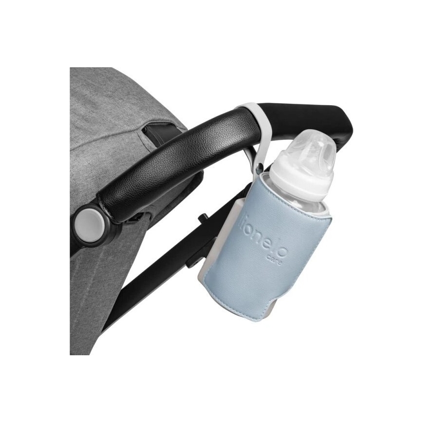 Lionelo - Laetav pudelisoojendaja THERMUP GO PLUS 10W/5V sinine/hall