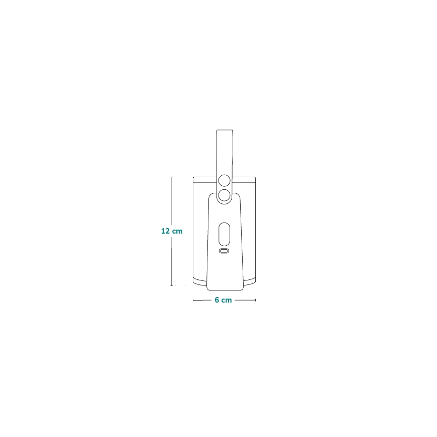 Lionelo - Laetav pudelisoojendaja THERMUP GO PLUS 10W/5V sinine/hall