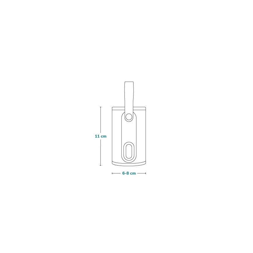 Lionelo - Laetav pudelisoojendi THERMUP GO 18W/5V hall/hõbedane
