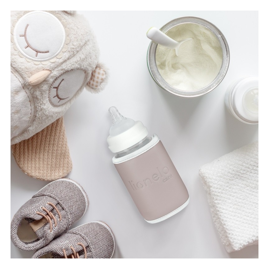 Lionelo - Laetav pudelisoojendi THERMUP GO 18W/5V Pink Baby