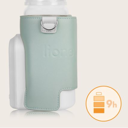 Lionelo - Laetav pudelisoojendi THERMUP GO EVO 18W/5V roheline/valge