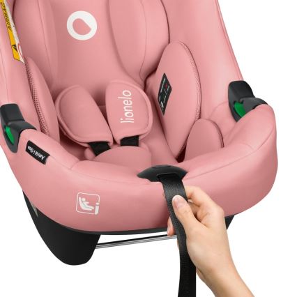 Lionelo - lapse turvatool ASTRID i-Size 40-87 cm roosa korall