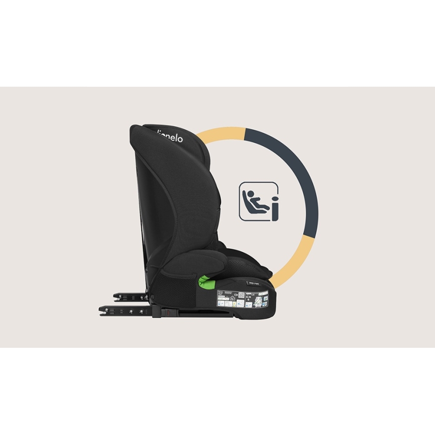 Lionelo - lapse turvatool BILLY i-Size 76-150 cm Must Carbon