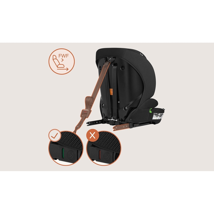 Lionelo - lapse turvatool BILLY i-Size 76-150 cm Must Carbon