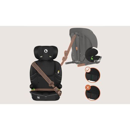 Lionelo - lapse turvatool BILLY i-Size 76-150 cm Must Carbon