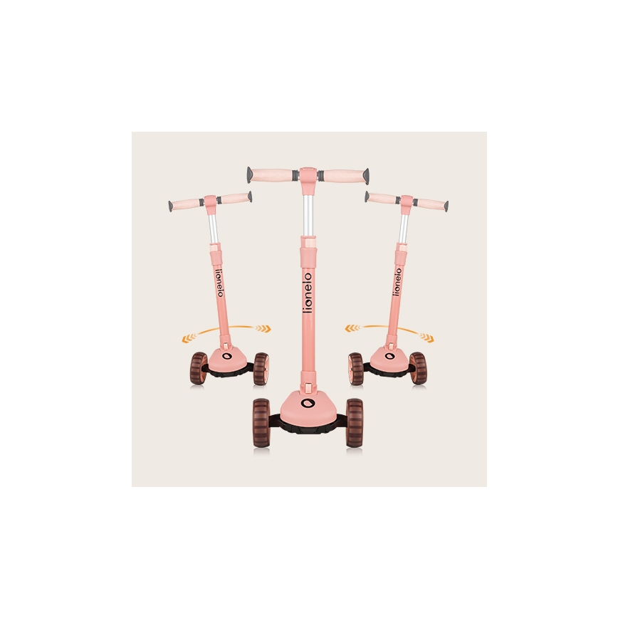 Lionelo - Laste 2-ühes tõukeratas FRANKY roosa