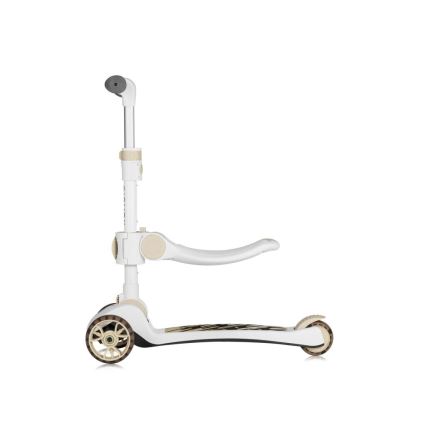 Lionelo - Laste 2-ühes tõukeratas FRANKY valge/beež