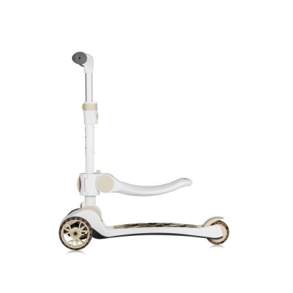 Lionelo - Laste 2-ühes tõukeratas FRANKY valge/beež