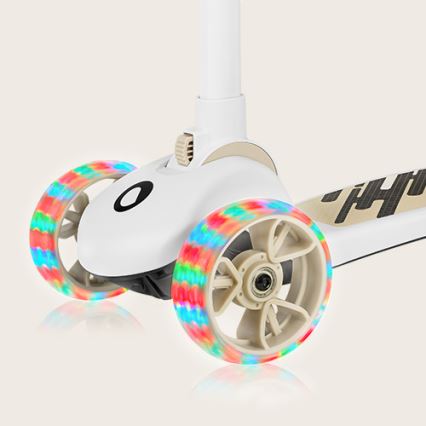 Lionelo - Laste 2-ühes tõukeratas FRANKY valge/beež