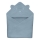 Lionelo - Laste kapuutsiga rätik MUSLIN HOODED TOWEL Grey Sky
